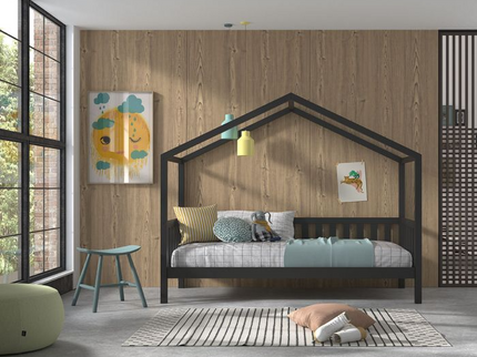 Vipack Dallas Hussäng Med Staket 90x200 cm, Antracit
