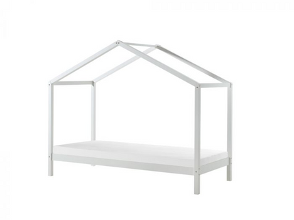 Vipack Dallas Med Madrass 90x200 cm, Vit