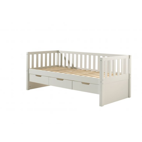 Vipack Fritz Juniorsäng Med 3 Lådor 90x200 cm, Vit