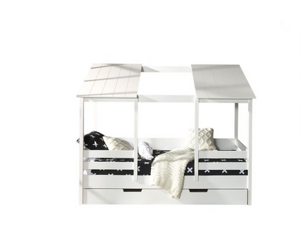 Vipack Hussäng Med Låda 90x200 cm, Vit