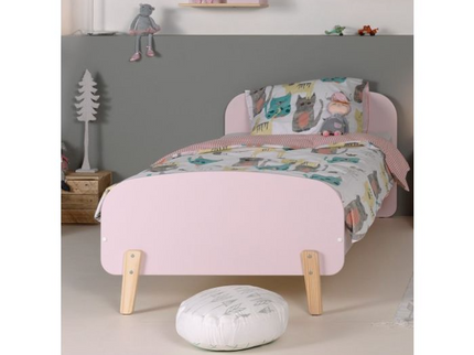 Vipack Kiddy Juniorsäng 90x200 cm, Rosa