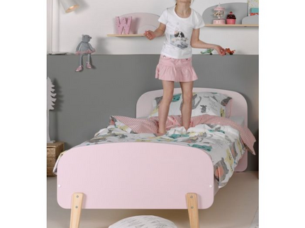 Vipack Kiddy Juniorsäng 90x200 cm, Rosa