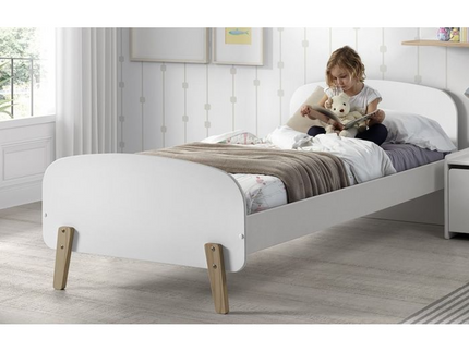 Vipack Kiddy Juniorsäng 90x200 cm, Vit