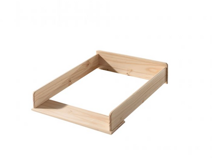 Vipack Byrå Med Skötbord, Vit/Natur