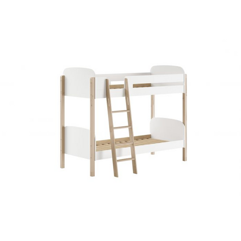 Vipack Kiddy Våningssäng 90x200 cm, Vit