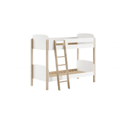 Vipack Kiddy Våningssäng 90x200 cm, Vit