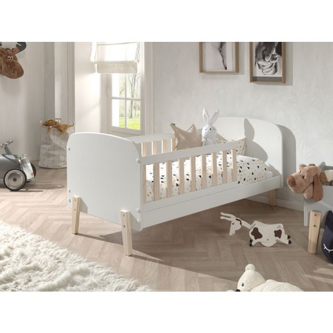 Vipack Kiddy Juniorsäng 70x40 cm, Vit