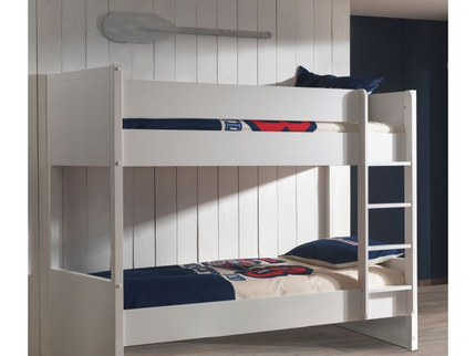 Vipack Lara Våningssäng 90x200 cm, Vit