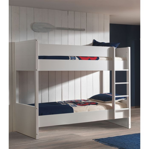 Vipack Lara Våningssäng 90x200 cm, Vit