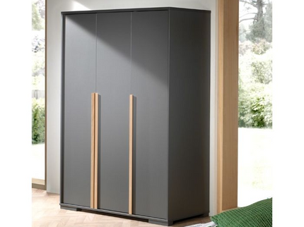 Vipack London 3-Dörrars Garderob, Antracit