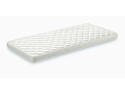 Vipack Hussäng Med Svart Tak + Madrass 90x200 cm, Vit