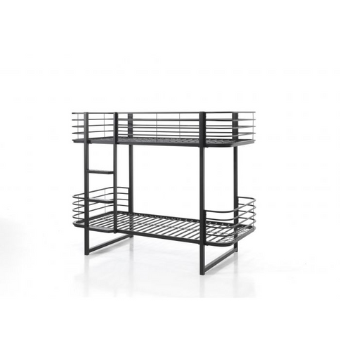 Vipack Oscar Våningssäng 90X200 cm, Svart