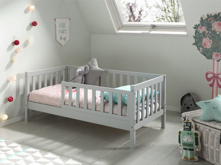 Vipack Juniorsäng 70X140 cm, Grå