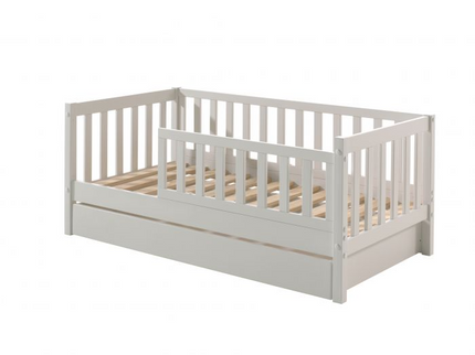 Vipack Juniorsäng Med Låda 70x140 cm, Vit