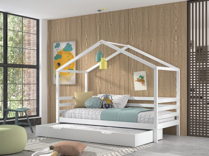 Vipack Dallas Hussäng Med Låda 90x200 cm, Vit