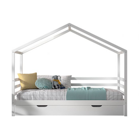 Vipack Dallas Hussäng Med Låda 90x200 cm, Vit