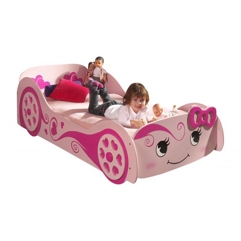 Vipack Bilsäng 90x200 cm, Rosa