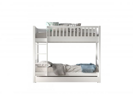 Vipack Scott Våningssäng Med Extrasäng 90X200 cm, Vit