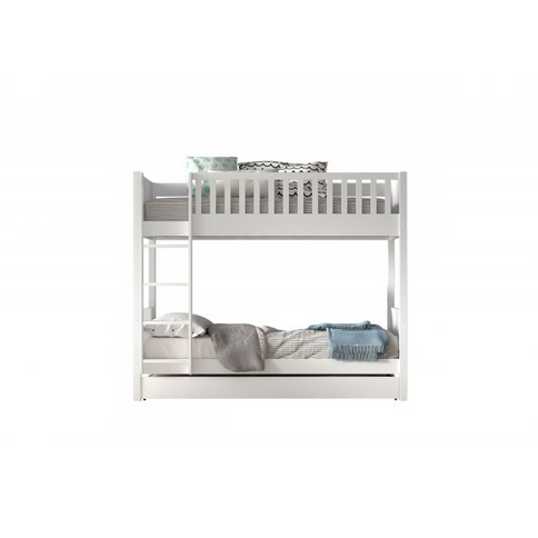 Vipack Scott Våningssäng Med Extrasäng 90X200 cm, Vit