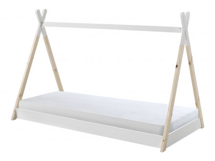 Vipack Tipi Juniorsäng Med Madrass 90x200 cm, Vit