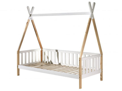 Vipack Tipi Junioräng Med Staket 90X200 cm, Vit
