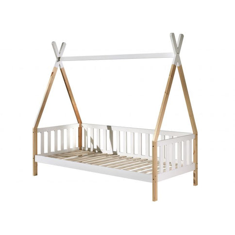 Vipack Tipi Junioräng Med Staket 90X200 cm, Vit