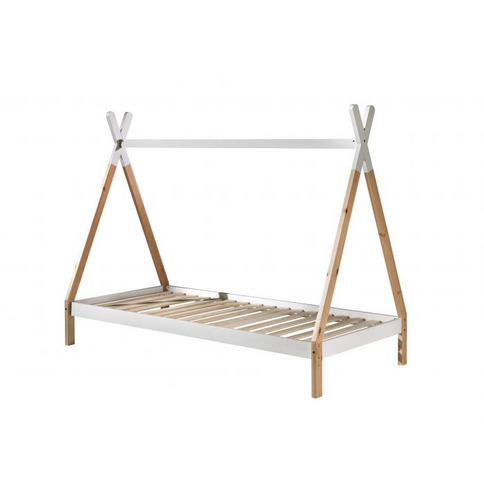 Vipack Tipi Juniorsäng Med Tält Och Låda 90x200 cm, Natur