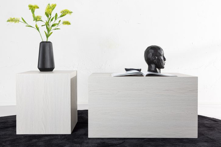 Venture Home York Soffbord Duo Vit