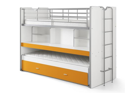 Vipack Bonny Våningssäng 90x200 cm, Orange