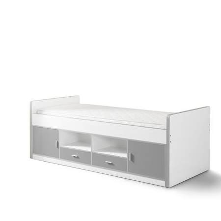 Vipack Bonny Loftsäng 90x200 cm, Silver