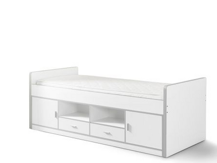 Vipack Bonny Loftsäng 90x200 cm, Vit