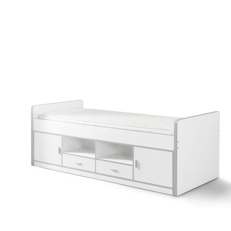 Vipack Bonny Loftsäng 90x200 cm, Vit