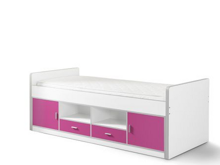 Vipack Bonny Loftsäng 90x200 cm, Fuchsia