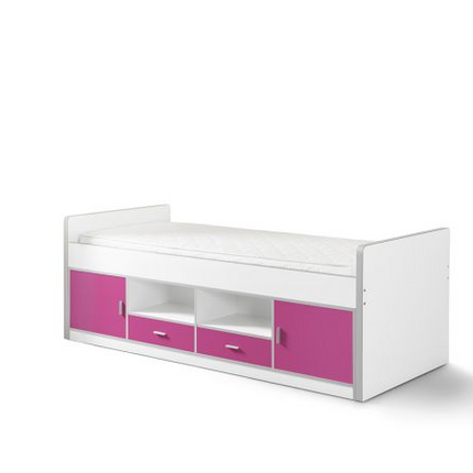Vipack Bonny Loftsäng 90x200 cm, Fuchsia