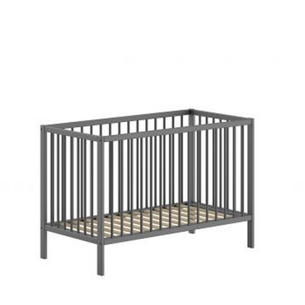 Vipack Dino Spjälsäng 60x120 cm, Antracit